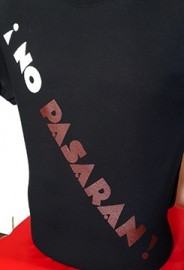 !No Pasaran! Diagonal graphic T-shirt